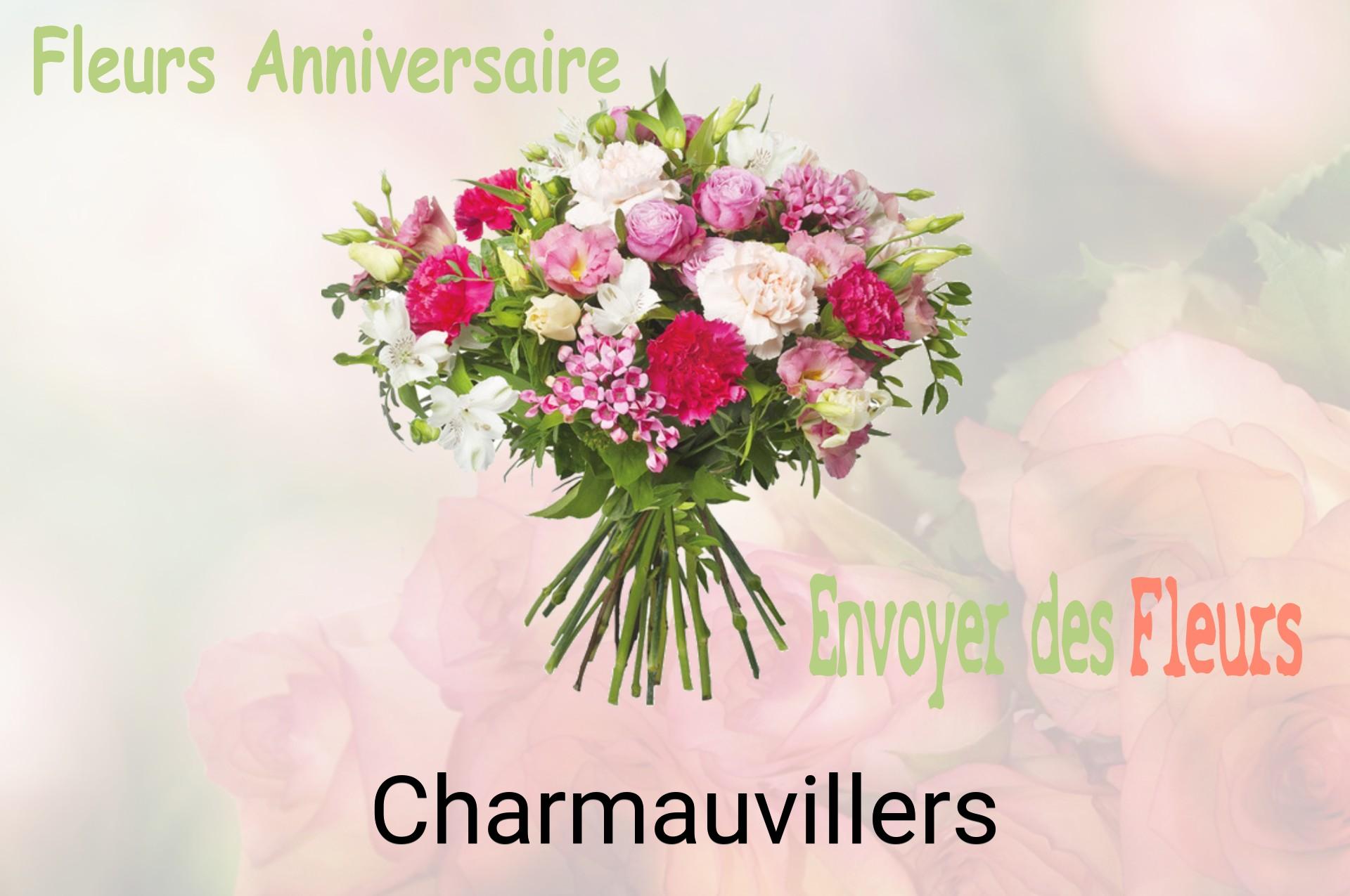 Bouquet de fleurs d’anniversaire livré à Charmauvillers