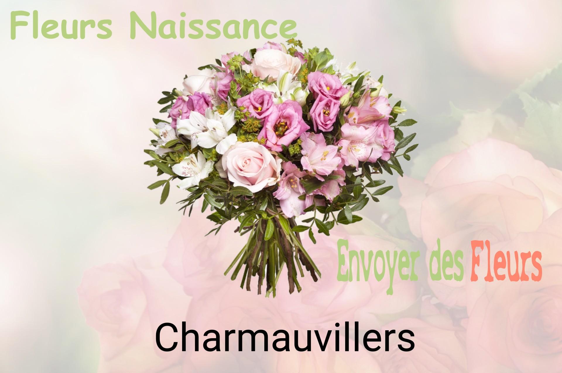 Bouquet de fleurs de naissance livré à Charmauvillers